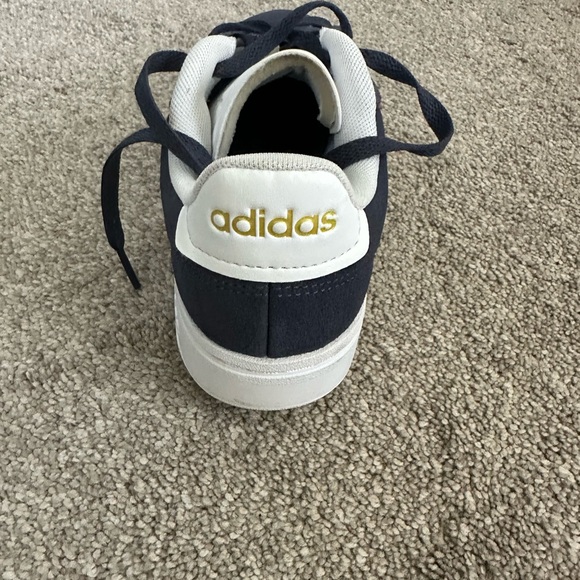 Adidas Navy and White Cloudfoam Sneaker - Picture 6 of 6